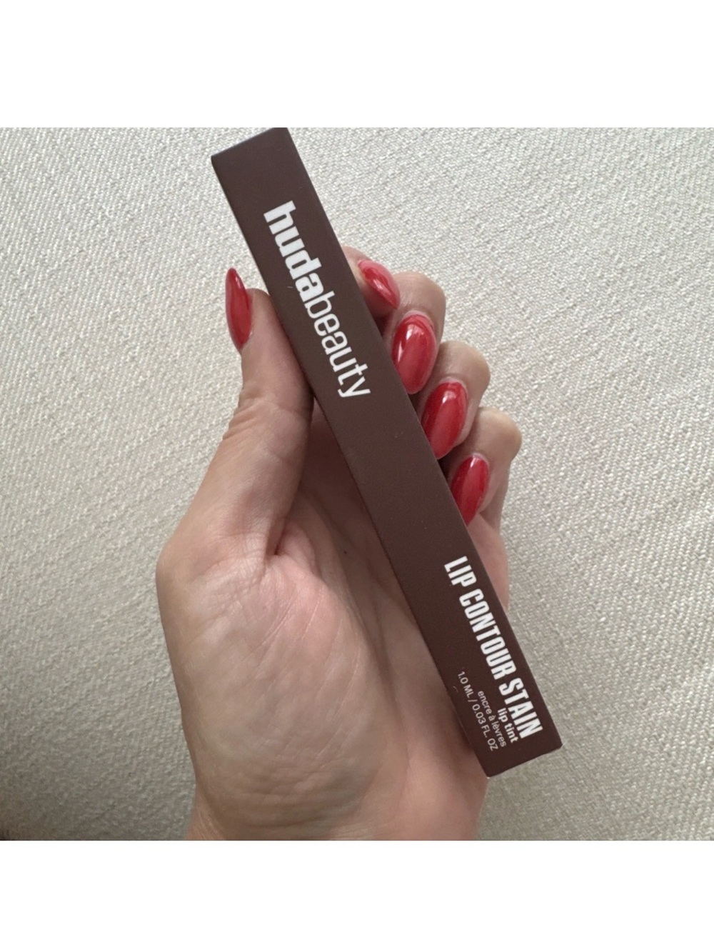 Huda Beauty Lip Contour Lip Stain for 12-Hour Wear | Rich Brown | New Authentic